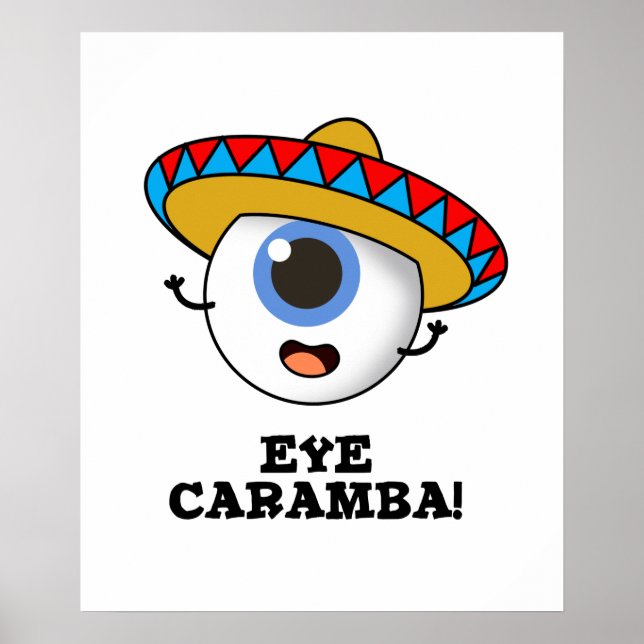 Poster Caramba de l'oeil amusant pistolet mexicain (Devant)