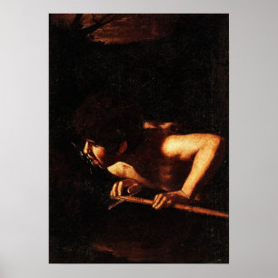 Poster Caravage - Saint Jean Baptiste à la source
