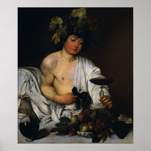 Poster Caravaggio - Bacchus En Adolescent
