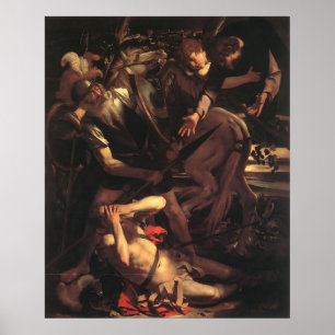 Poster Caravaggio la conversion de St Paul