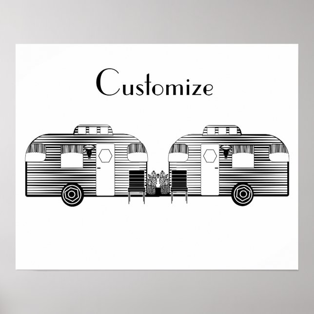 Poster Caravane Camper Traveller Thunder_Cove (Devant)