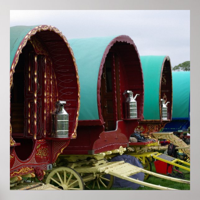 Poster Caravane tzigane (Devant)