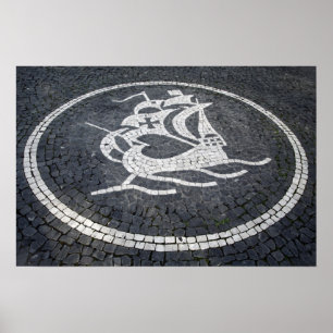 Poster Caravelle portugaise