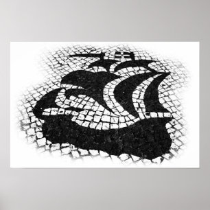 Poster Caravelle portugaise