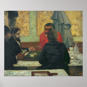 Poster Card Players, 1883