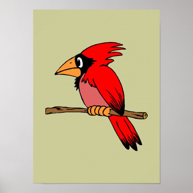 Poster Cardinal Cardinal (Devant)