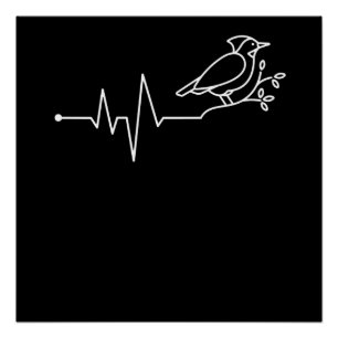 Poster Cardinal Oiseaux Animaux