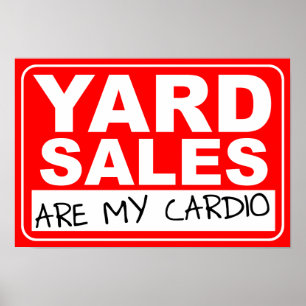 Poster Cardio de Yard Sale