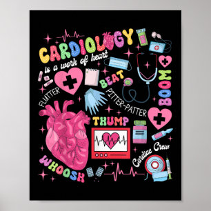 Poster Cardiologue Cvicu Cardiac Infirmière Cardiologie E