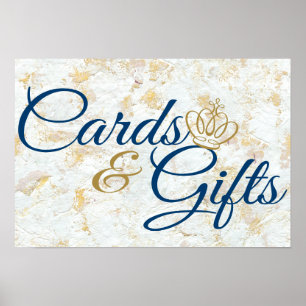Poster 'Cards & Gifts' Royal Prince Event Signage