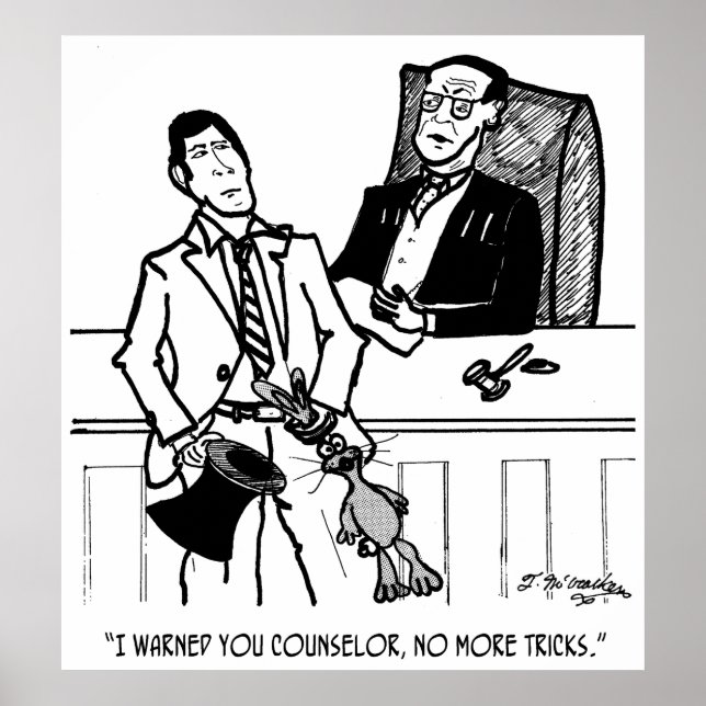 Poster Caricature de lapin 2647 (Devant)