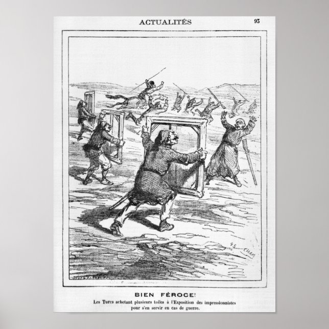 Poster Caricature de 'Le Charivari' (Devant)