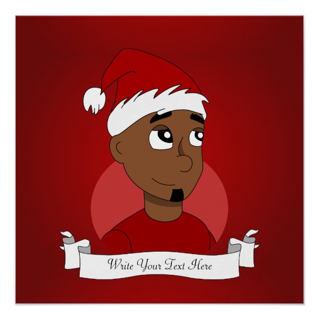 Poster Caricature de Noël (Devant)