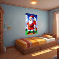 Caricature du Père Noël | Art AI