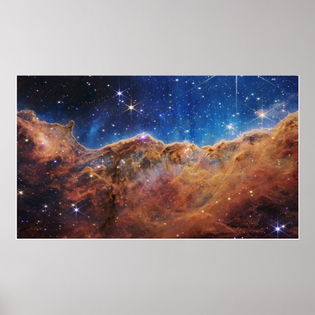 Poster Carina Nebula (image NIRCam) pleine taille (Devant)