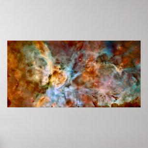 Poster Carina Nebula NASA Hubble Telescope Photo spatiale
