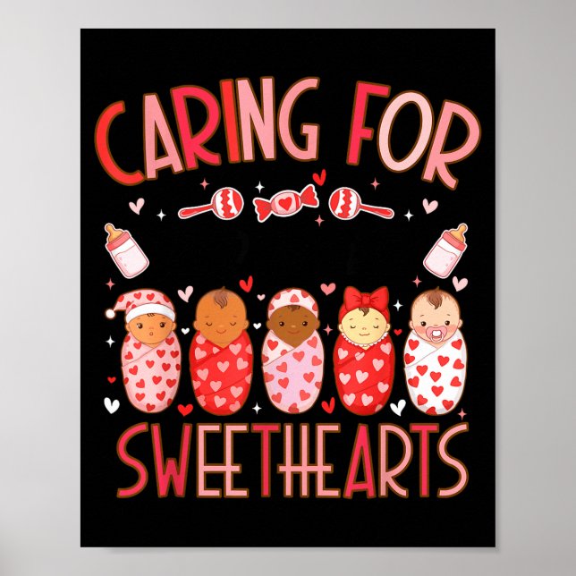 Poster Caring For The Cutest Sweethearts Nicu Nurse Valen (Devant)