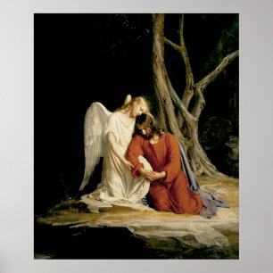 Poster Carl Bloch Angel & Jésus