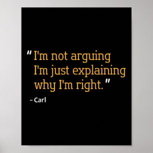 Poster Carl Citation Cadeau Drôle Anniversaire Nom person