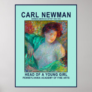 Poster Carl Newman Young Girl
