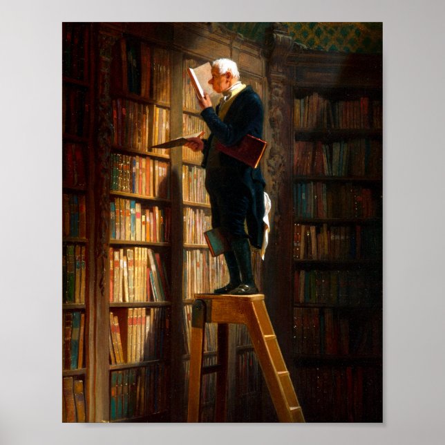 Poster Carl Spitzweibrücken - Peinture allemande (Devant)