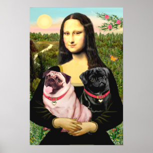 Poster Carlins (Faun + Noir) - Mona Lisa