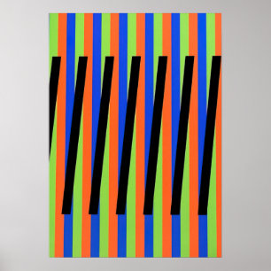 Poster Carlos Cruz Diez - Fisicromia 2