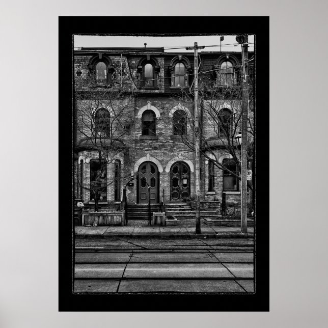 Poster Carlton Street no 3 avec frontière (Devant)
