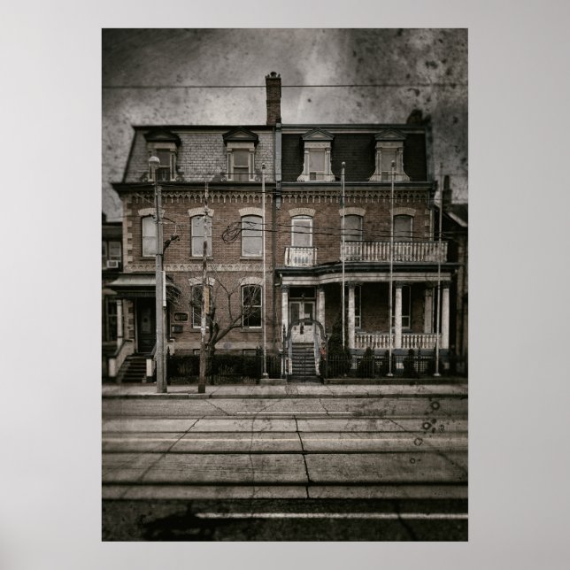 Poster Carlton Street No 9 Old Film Version (Devant)