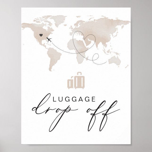 Poster CARMEN Beige Travel Bagages à thème Déposer (Devant)