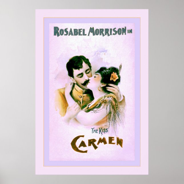 Poster Carmen ~ Le Baiser (Devant)