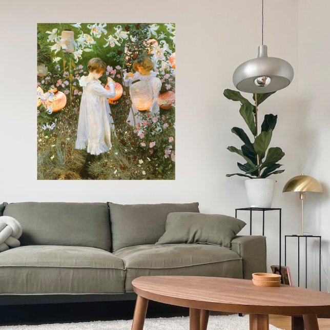 Poster Carnation, Lily, Lily, Rose Par John Singer Sargen (Créateur téléchargé)