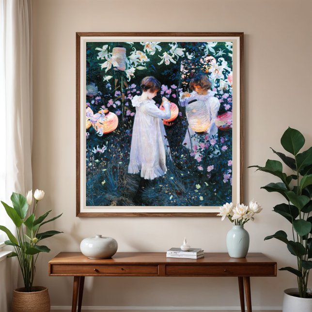 Poster Carnation, Lily, Lily, Rose, Sargent (Créateur téléchargé)