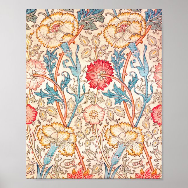 Poster Carnation, William Morris (Devant)
