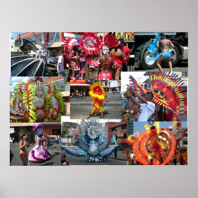 Poster Carnaval à Trinidad (Devant)
