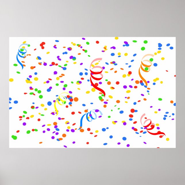 Poster Carnaval Confetti (Devant)
