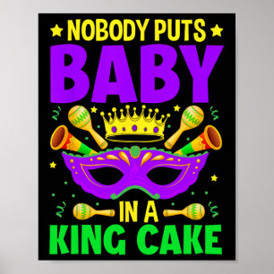 Poster Carnaval de Mardi Gras - Personne ne met