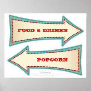 Poster Carnaval vintage Cirque do-it-yourself Direction S