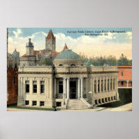 Carnegie Library San Bernardino CA Vintage c1915