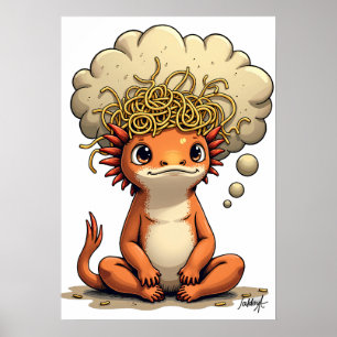 Poster Carnet Burnt Sienna - Repensez à cette citation dr