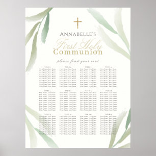 Poster Carnet de siège de la première communion sainte de