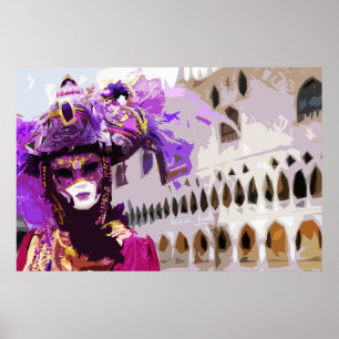 Poster Carnival mask de Venice
