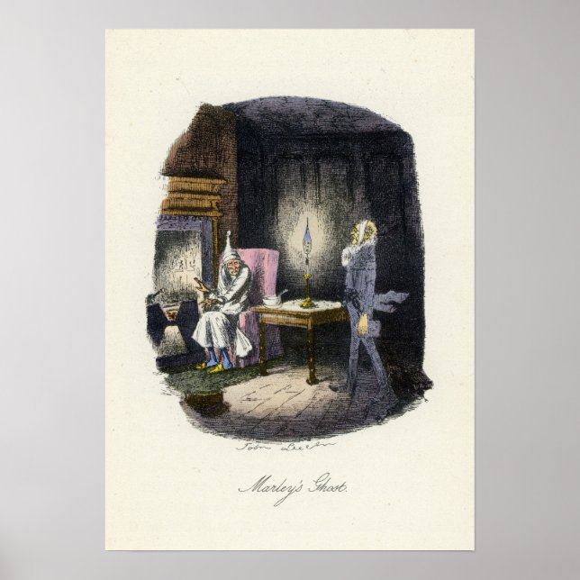 Poster Carol de Noël - Le fantôme de Marley (Devant)