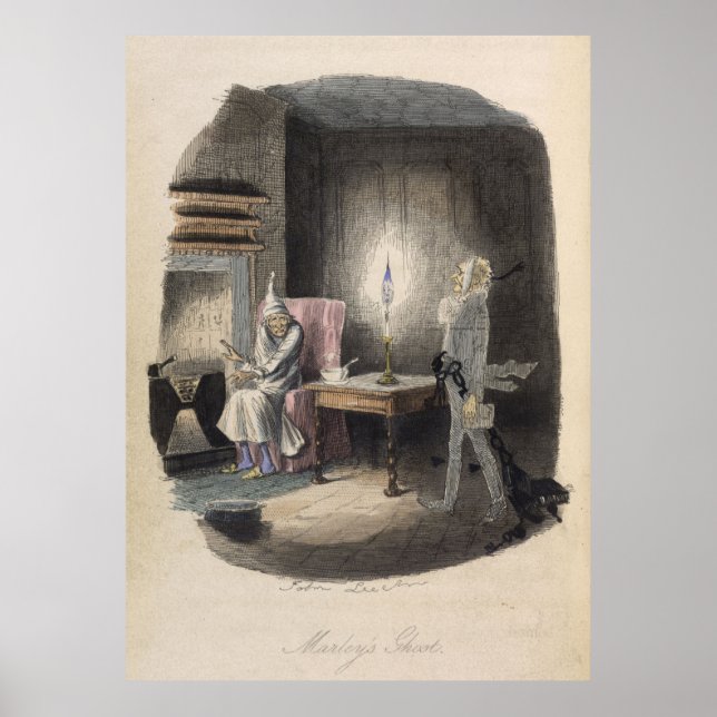 Poster Carol de Noël - Le fantôme de Marley (Devant)