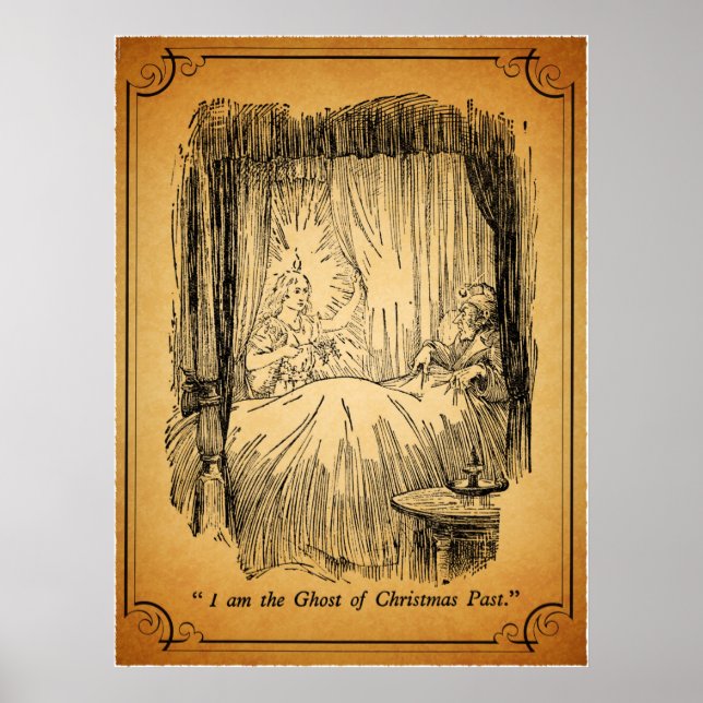 Poster Carol de Noël : Le fantôme du passé de Noël (Devant)