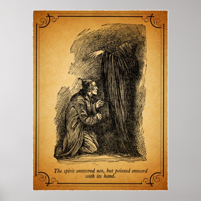 Poster Carol de Noël : L'Esprit N'A Pas Répondu (Devant)