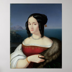 Poster Carolina Grossi, la première épouse de l'artiste