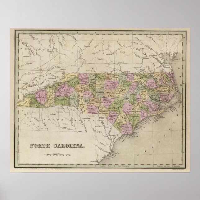 Poster Caroline du Nord 7 (Devant)