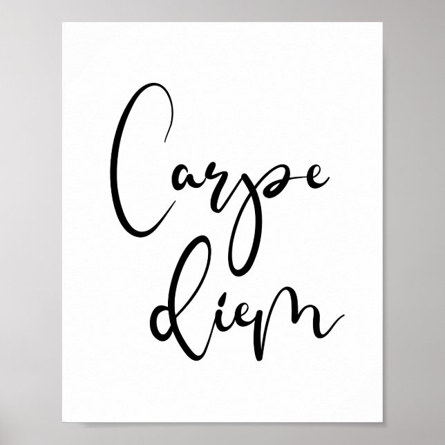 Poster Carpe Diem (Devant)