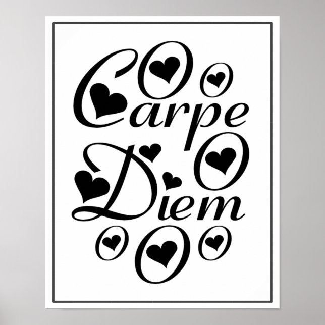 Poster Carpe Diem Accueil / Décor de bureau (Devant)